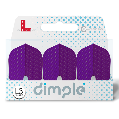 L Flight Dimple L3 Shape purple