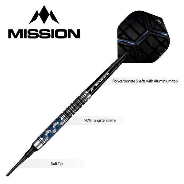 Mission Darts Hexon Soft